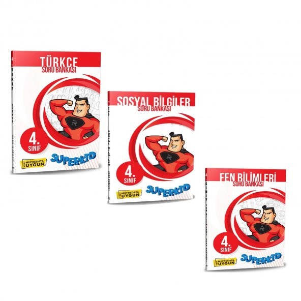 Referans Yayınları 4.Sınıf Süperkid Türkçe Sosyal Bilgiler ve Fen Bilimleri Soru Bankası Seti ürün görseli 1