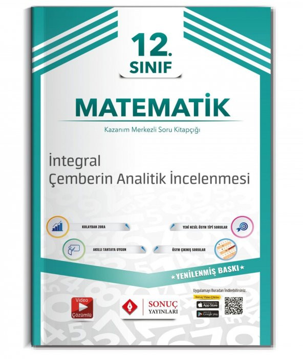 Sonuç Yayınları 12.Sınıf İntegral Çemberin Analitik İncelenmesi ürün görseli 1