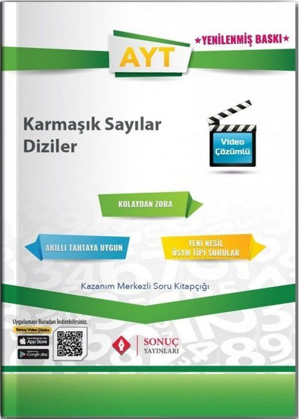Sonuç Yayınları AYT Karmaşık Sayılar Diziler ürün görseli 1