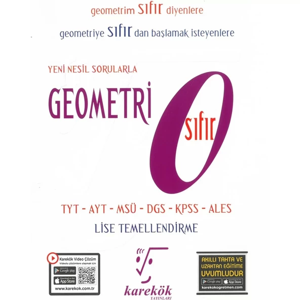Karekök Yayıncılık Geometri Sıfır ürün görseli 1