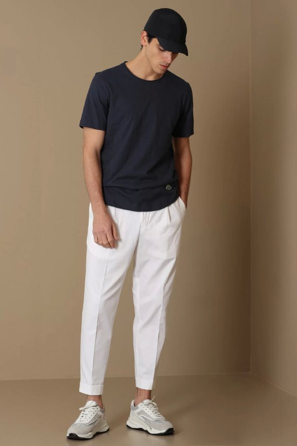 Junya Modern Grafik T- Shirt Antrasit - Resim 5