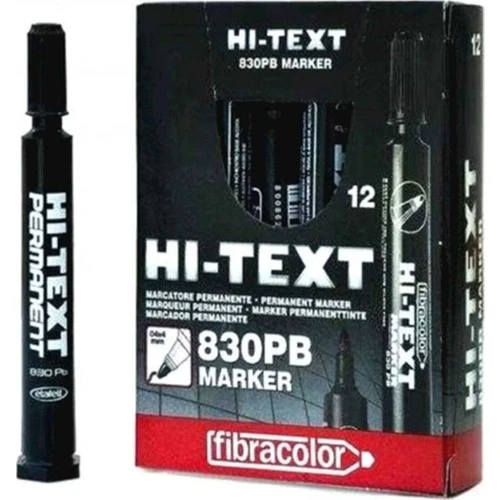 Hi-Text 830PB Yuvarlak Uç Koli Kalemi 12'li ürün görseli 1