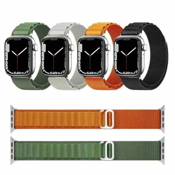 Apple Watch 42mm Zore KRD-74 Hasır Kordon - Resim 5