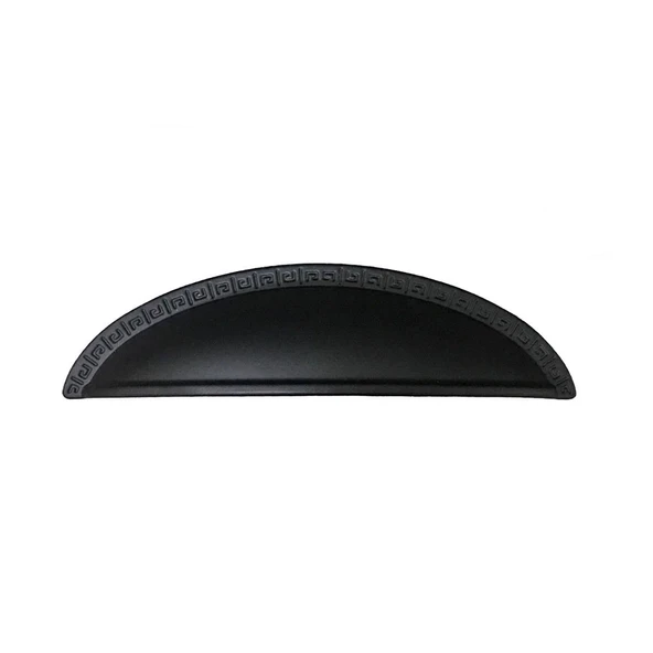 Tas Çanak Mobilya Dolap Kulp Desenli 96 mm Mat Siyah ürün görseli 1