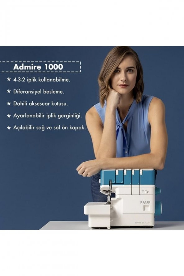 Pfaff Admire 1000 Overlok Makinası - Resim 6