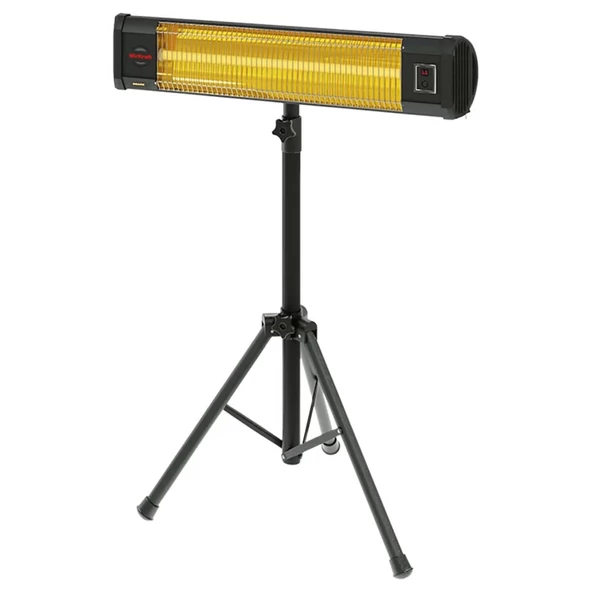 MirKraft Grade Karbon Elektrikli Isıtıcı,Tripod Ayaklı,Uzaktan Kumandalı 2500W ürün görseli 1