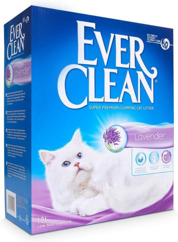 Ever Clean Lavender Kokulu Topaklanan Kedi Kumu 10 Lt ürün görseli 1
