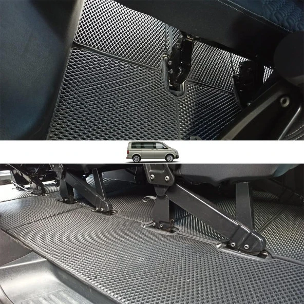 Bod Volkswagen Caravelle 3D Havuzlu Paspas 2003-2015 ürün görseli 1