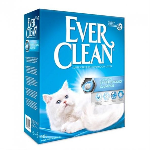 Ever Clean Extra Strength Kokusuz Topaklanan Kedi Kumu 10 Lt ürün görseli 1