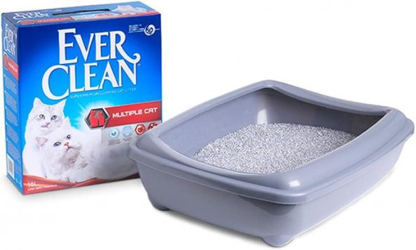 Ever Clean Multiple Topaklanan Kedi Kumu 10 Lt - Resim 2