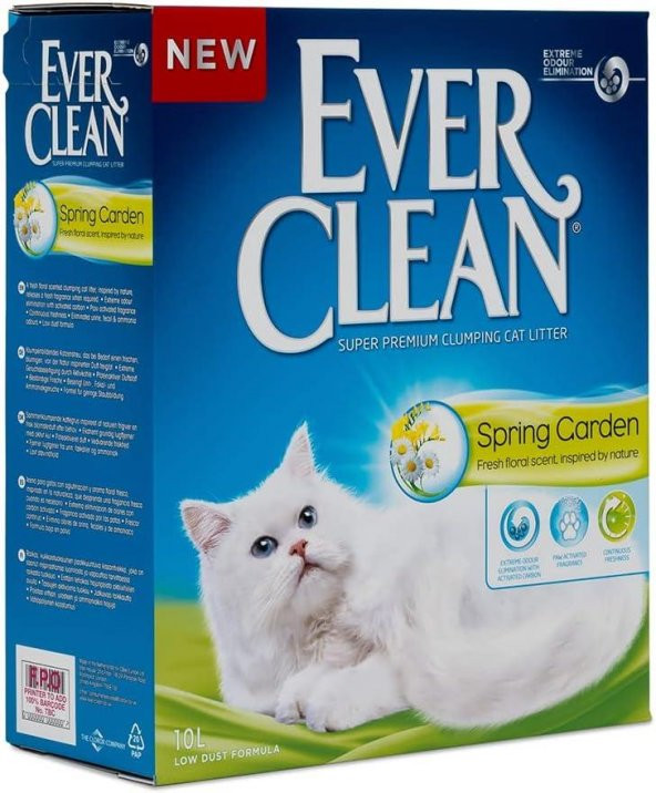 Ever Clean Spring Garden Topaklanan Kedi Kumu 10 Lt ürün görseli 1