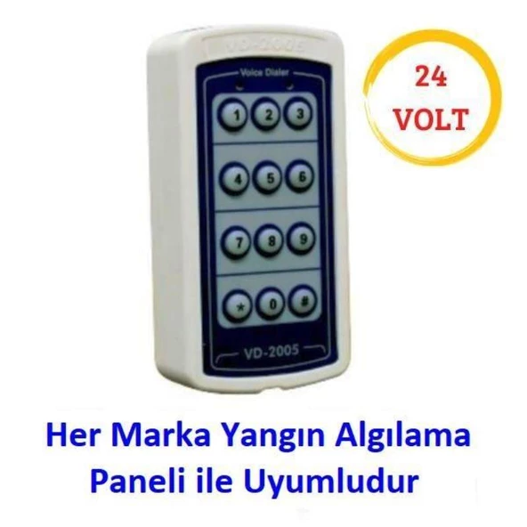 Electrosec VD-2005 SMD 24 Volt Telefon Arama Modülü (Tüm Yangın Algılama Panelleri İle Uyumludur) ürün görseli 1
