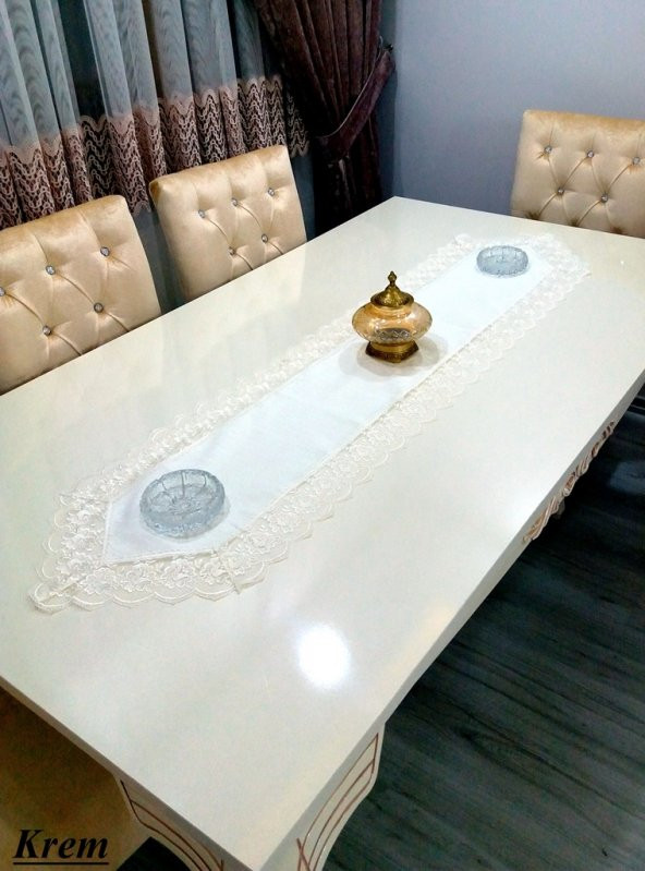 Aysa Linen Lüks Fiskos+Runner (SEÇENEKLİ) ürün görseli 1
