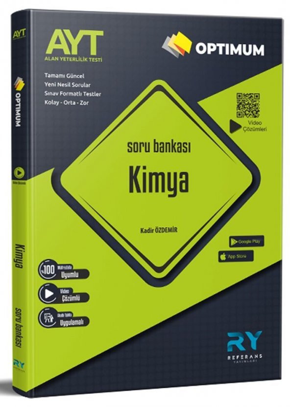 AYT Kimya Optimum Soru Bankası Referans Yayınları ürün görseli 1