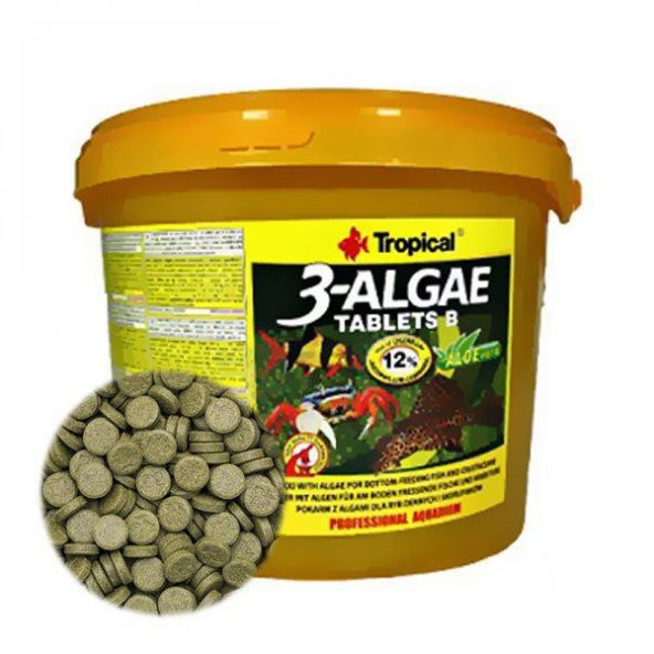Tropical 3-Algae Tablets  100 Tablet Bitkisel Tablet ürün görseli 1