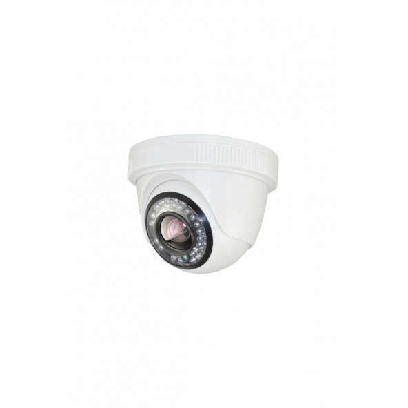 2MP 1080P AHD 4MM LENS GECE GÖRÜŞLÜ DOME TİP PLASTİK KASA GÜVENLİK KAMERASI ürün görseli 1