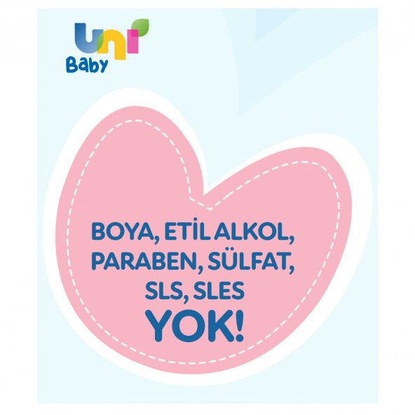 Uni Baby Kolay Tarama Şampuanı 2x700 ml ürün görseli 1