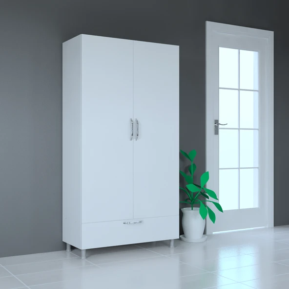 90cm 2Kapaklı Gardrop Byz - Resim 3