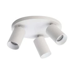 Rsylight Metal Hareketli Modern Beyaz 3Lü Led Spot Avize Günışığı Ampullü ürün görseli 1