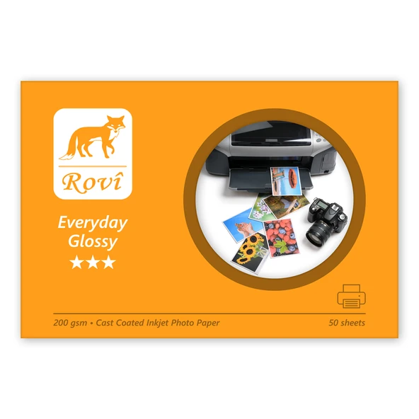 Rovi Everyday Parlak Fotoğraf Kağıdı 200gsm 50yp - A3 ürün görseli 1