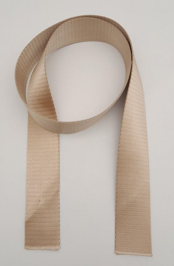 Angel Çanta Aksesuar 4 Cm Bej Renk Polyester Kolon 1 Metre ürün görseli 1