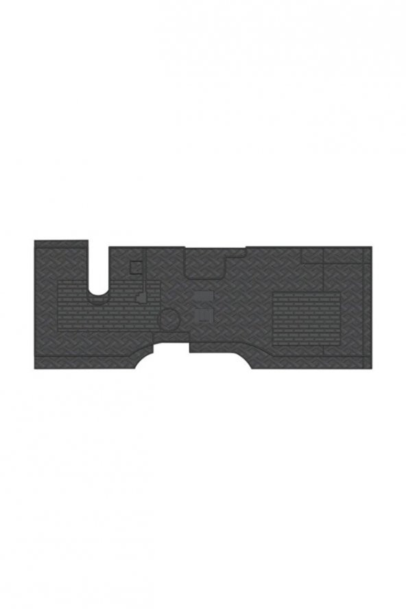 İtibar Isuzu Nkr Kamyon Araç Içi Kauçuk Paspas 1997 2006 Siyah ürün görseli 1