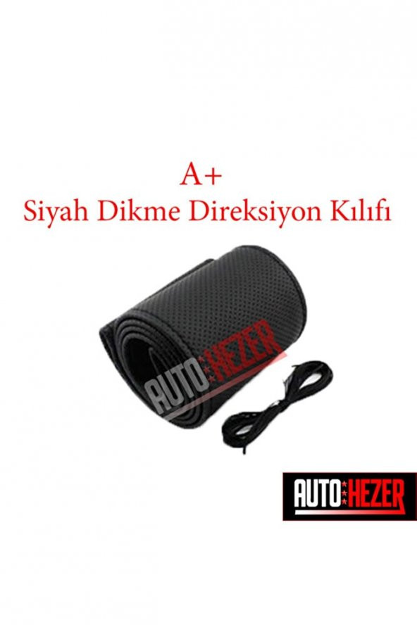 İtibar Ford Direksiyon Kılıfı Dikme Yeni Model Lüks Terletmez Siyah Özel Suni Deri ürün görseli 1