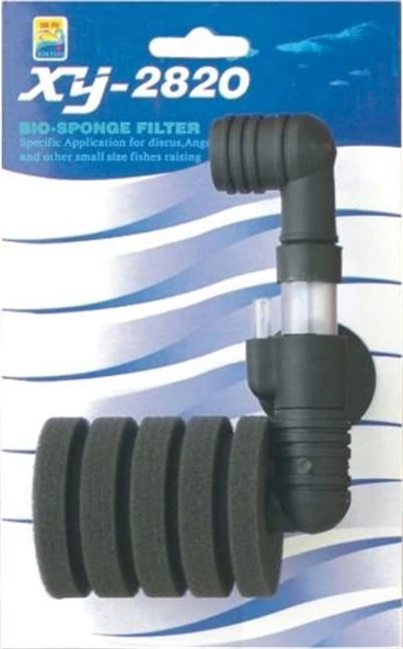 Xinyou XY-2820 Biyolojik Süngerli Havalı Tekli Pipo Filtre (Vantuzlu) ürün görseli 1