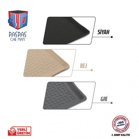 FIAT LINEA 4D SİYAH HAVUZLU PASPAS - Resim 2