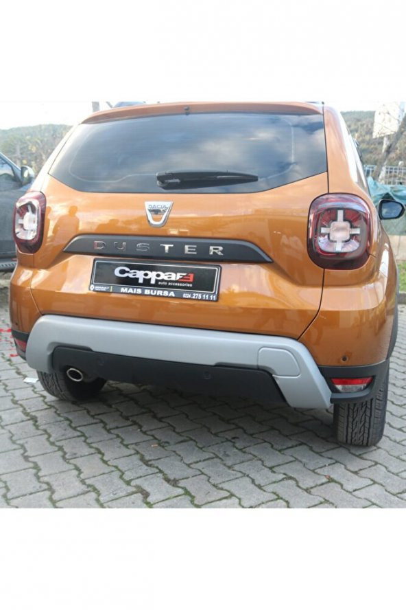 İtibar Dacia Duster Arka Koruma Difüzör Büyük Model Mat Gri 2018-> ürün görseli 1