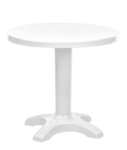 Omnipazar SY-2556 Beyaz Yuvarlak Plastik Masa 80x72 cm 51012 ürün görseli 1
