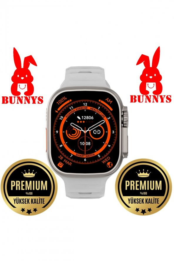 RABBİT STORE Wacht 8 Ultra Akıllı Saat Alcatel Uyumlu Smart Watch Konuşma Özellikli ürün görseli 1