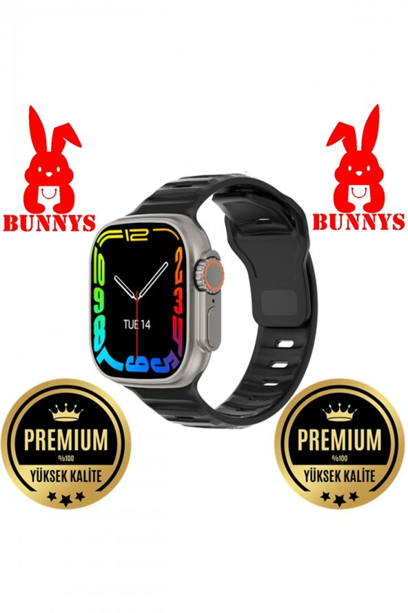 RABBİT STORE Wacht 8 Ultra Akıllı Saat Oppo A92s Uyumlu Smart Watch Konuşma Özellikli ürün görseli 1