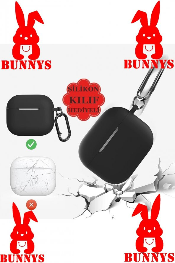 RABBİT STORE Airpods 3 Nesil Apple iPhone 11 Uyumlu Bluetooth Kulaklık KILIF HEDİYELİ ürün görseli 1