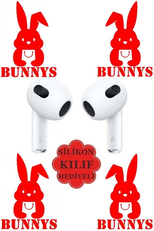 RABBİT STORE Airpods 3 Nesil Omix X400 Uyumlu Bluetooth Kulaklık KILIF HEDİYELİ ürün görseli 1