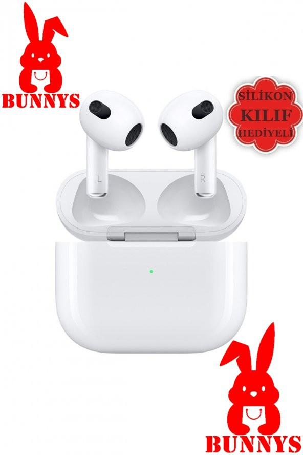 RABBİT STORE Airpods 3 Nesil Oppo A93 Uyumlu Bluetooth Kulaklık KILIF HEDİYELİ ürün görseli 1