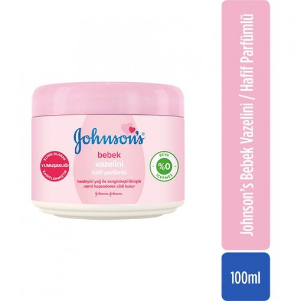Johnsons Baby Hafif Parfümlü Bebek Vazelin 100 ml 4 Adet ürün görseli 1
