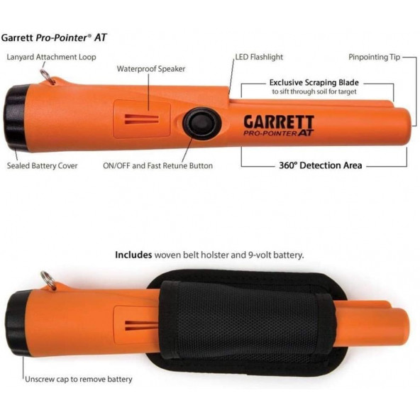 Garrett Pro Pointer At Define, Altın, Metal Dedektör ürün görseli 1