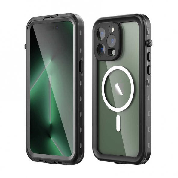 Apple iPhone 14 Pro Max Kılıf Su Geçirmez Toz Korumalı Tam Koruma Kılıf ürün görseli 1