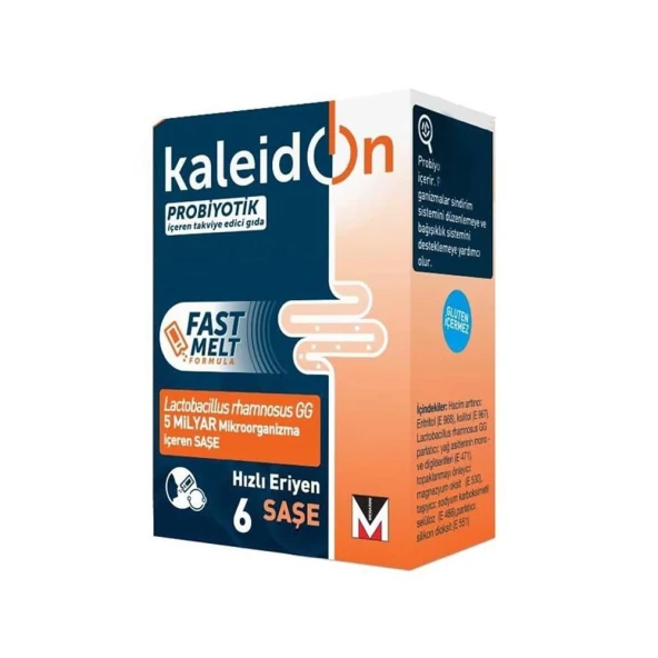 Kaleidon Probiyotik Fast Melt Formula 6 Saşe ürün görseli 1