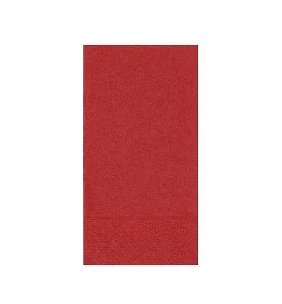 Omnipazar 33x33 cm 1/8 Garson Katlama Servis Peçetesi 100 Ad Kırmızı ürün görseli 1