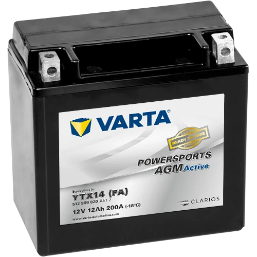 Varta YTX14 (FA) Motoskilet Aküsü 12Ah ürün görseli 1
