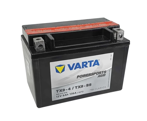 Varta TX9-BS Motosiklet Aküsü 8Ah ürün görseli 1