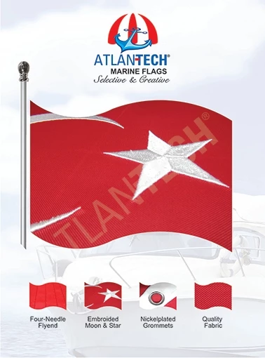 Atlantech Türk Bayrağı  30x45cm ürün görseli 1