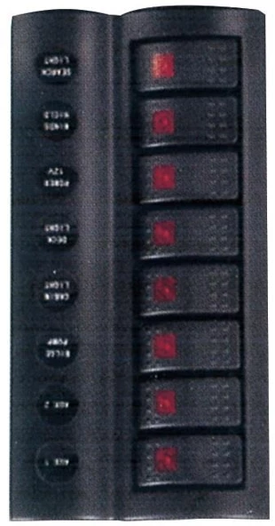Bfy Switch Panel Otomatik Sigortalı Işıklı - B.S  4'lü - Resim 3