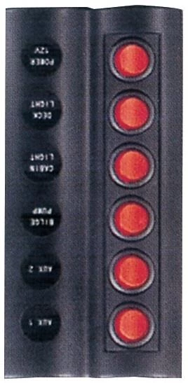 Bfy Switch Panel Otomatik Sigortalı Işıklı - A.S  6'lı - Resim 2