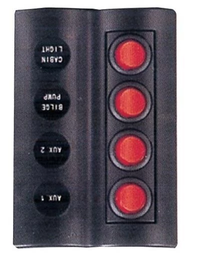 Bfy Switch Panel Otomatik Sigortalı Işıklı - A.S  4'lü ürün görseli 1