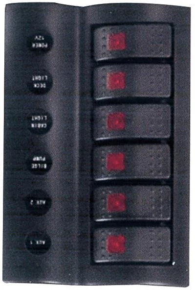 Bfy Switch Panel Otomatik Sigortalı Işıklı - B.S  8'li - Resim 2