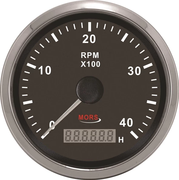 Mors Devir Göstergesi 4000rpm  Siyah ürün görseli 1
