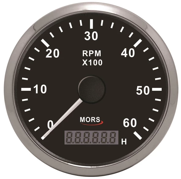Mors Devir Göstergesi 6000rpm  Siyah ürün görseli 1